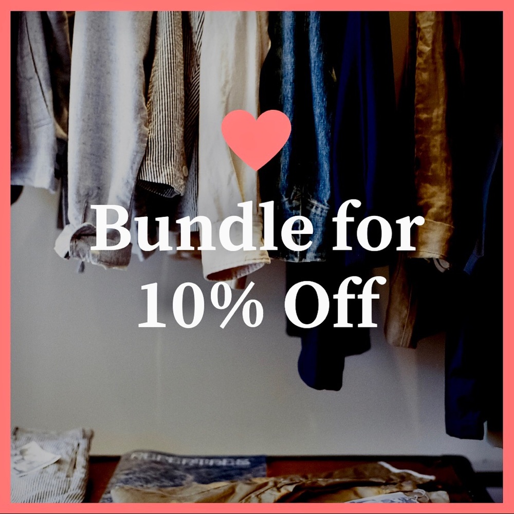Bundle 2 or more items for 10% discount!!!